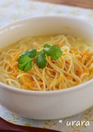 かぼちゃスープ素麺-レシピのメイン写真