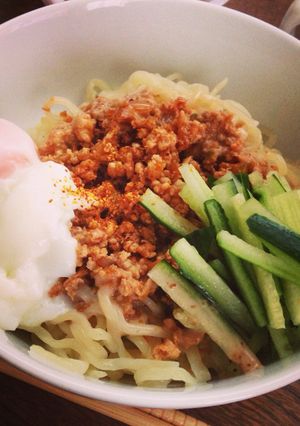 簡単ランチ♡鶏ミンチで汁なし担々麺♡-レシピのメイン写真