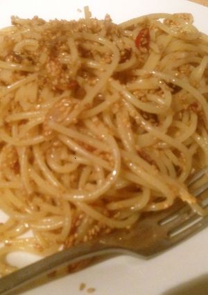 食感最高!ゴマペペロンチーノ-レシピのメイン写真