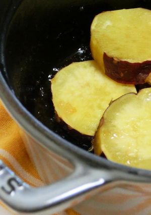 STAUB鍋でさつまいもの塩レモン煮-レシピのメイン写真