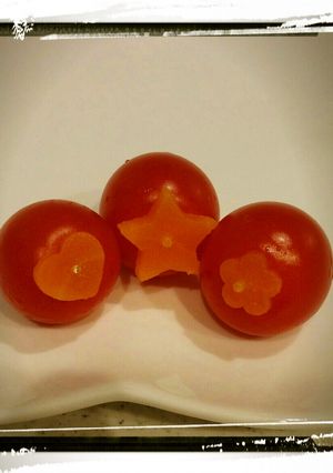 キャラ弁に♡プチトマトハート♡-レシピのメイン写真