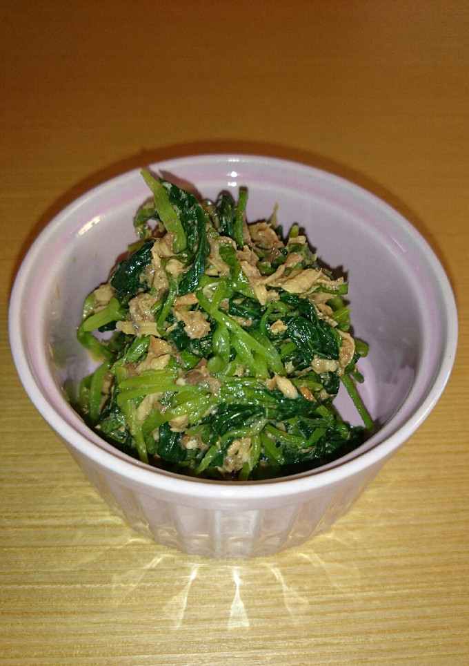 三つ葉とサバ缶で簡単おつまみ-レシピのメイン写真
