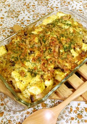 グラタン風♪ヘルシー納豆＆豆腐焼き-レシピのメイン写真