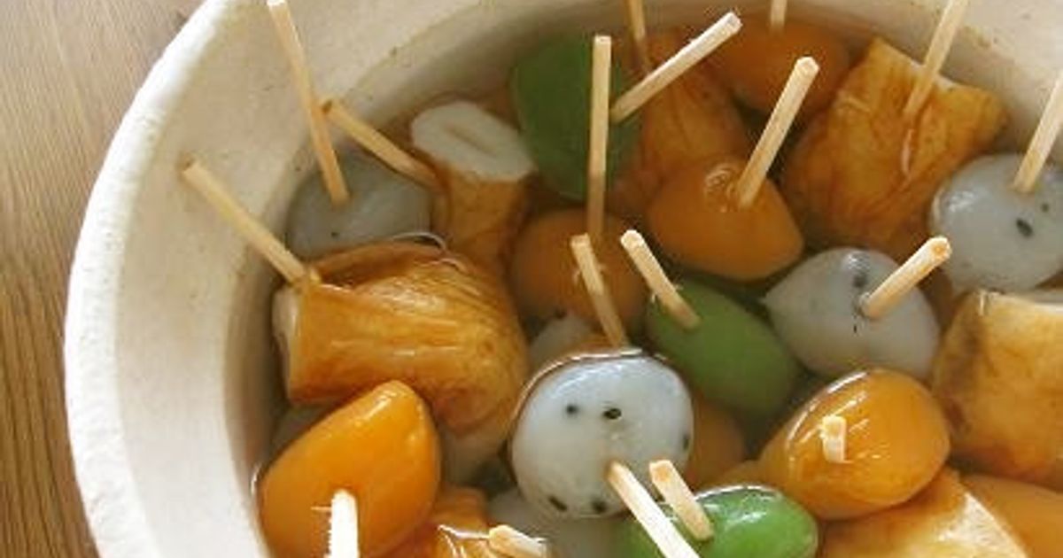 基本からアレンジまで!思わずつくりたくなる「串刺しおでん」のレシピ集 | クックパッド