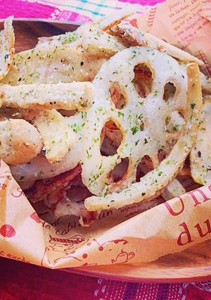 やめられない！とまらない！根菜チップス-レシピのメイン写真