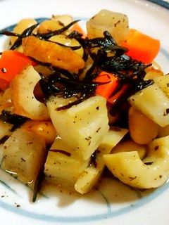 大豆とひじき・レンコンの煮物♪-レシピのメイン写真