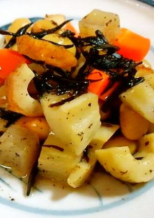 大豆とひじき・レンコンの煮物♪-レシピのメイン写真