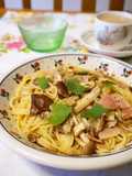 きのこのパスタ☆ガリバタ風味