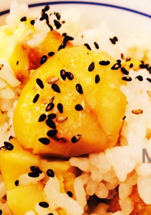 剥いて入れるだけ!激ウマ簡単、栗ごはん♪-レシピのメイン写真