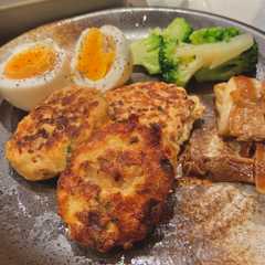 รูปของ ヘルシー♪鶏むねひき肉の甘辛つくね