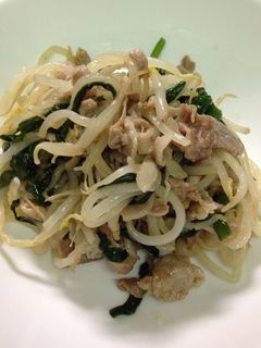 豚バラともやしのうまうま塩麹炒め-レシピのメイン写真