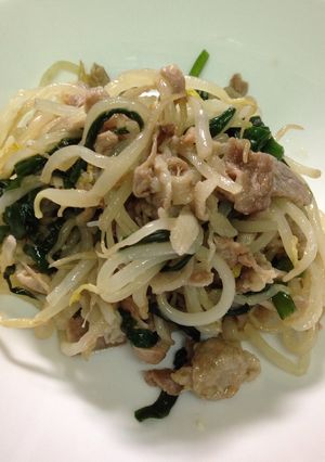 豚バラともやしのうまうま塩麹炒め-レシピのメイン写真