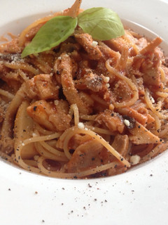 しめじとエリンギのトマトソースパスタ-レシピのメイン写真