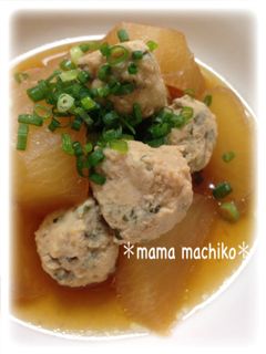 ほっこり旨い☆鶏団子と大根の煮物-レシピのメイン写真