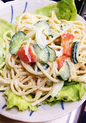 花鰹でスパサラ!-レシピのメイン写真