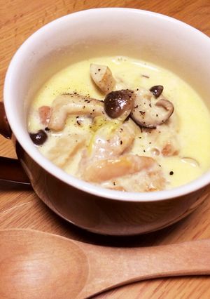 鶏ときのこのクリーム煮-レシピのメイン写真
