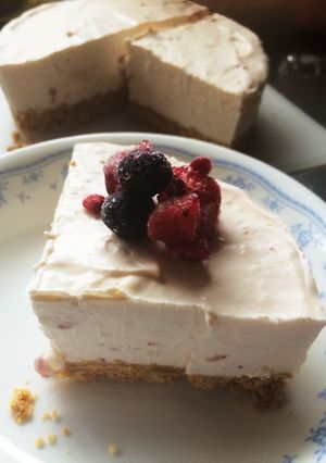 苺のレアチーズケーキ♪-レシピのメイン写真