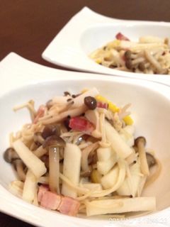 お腹スッキリ!キノコのサラダ♡-レシピのメイン写真