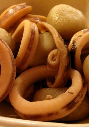 超簡単☆ほっこり美味しいイカと里芋の煮物-レシピのメイン写真