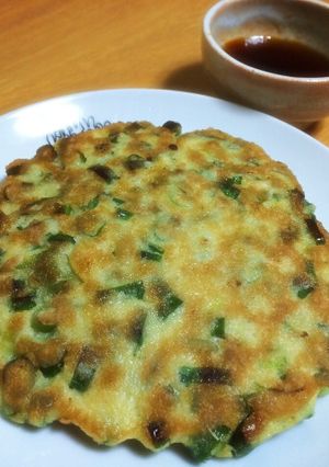 おからでヘルシー&食べ応え♫ねぎ焼き-レシピのメイン写真