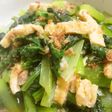 小松菜と油揚げの煮びたし。