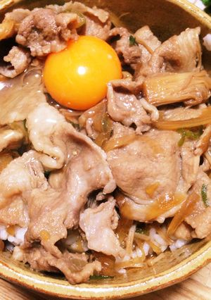 つゆだく豚丼ヾ(@⌒ー⌒@)ノ-レシピのメイン写真
