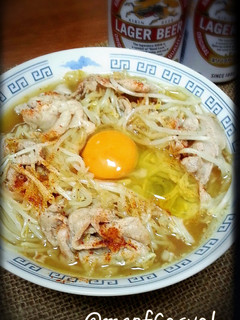 がっつり満腹♪塩豚モヤシラーメン-レシピのメイン写真