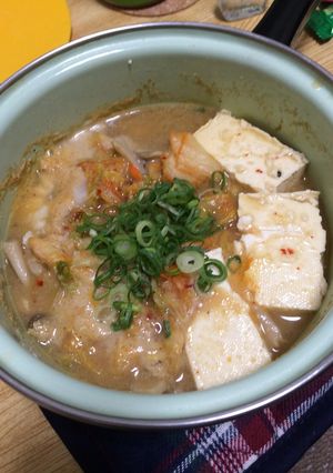 ぽかぽかo(^^)oキムチ入り味噌鍋-レシピのメイン写真