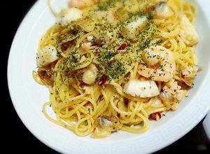 楽☆シーフードパスタ～バター醤油～-レシピのメイン写真