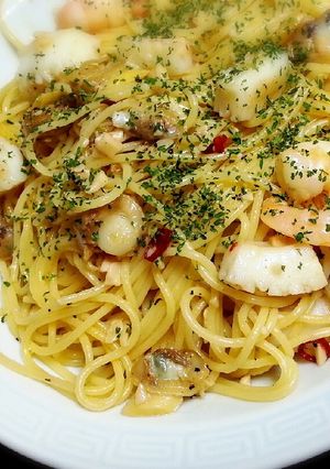 楽☆シーフードパスタ～バター醤油～-レシピのメイン写真
