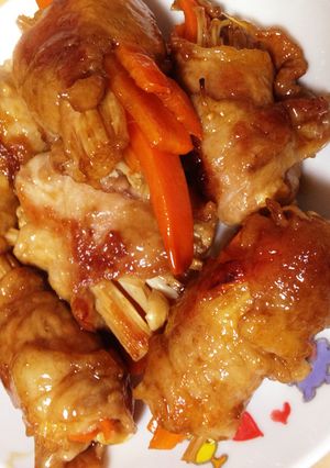 えのき にんじん 豚肉巻き ♪-レシピのメイン写真