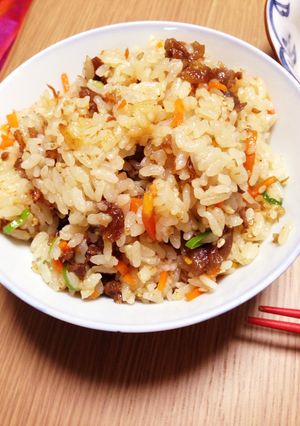 牛すじ煮込みの炊き込みご飯-レシピのメイン写真
