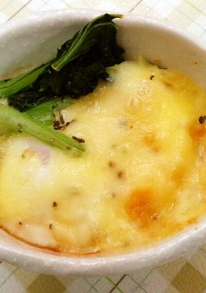 朝食にココット-レシピのメイン写真