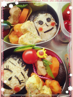 キャラ弁? 似顔絵お弁当♪-レシピのメイン写真