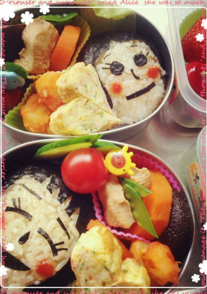 キャラ弁? 似顔絵お弁当♪-レシピのメイン写真