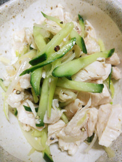 簡単☆鶏ムネ肉のさっぱり和え-レシピのメイン写真