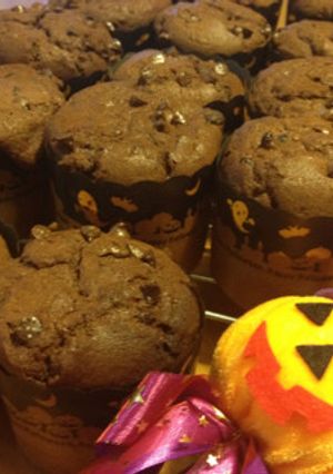 ハロウィン！HMで簡単チョコマフィン-レシピのメイン写真