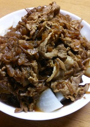 大根の肉味噌すき風-レシピのメイン写真
