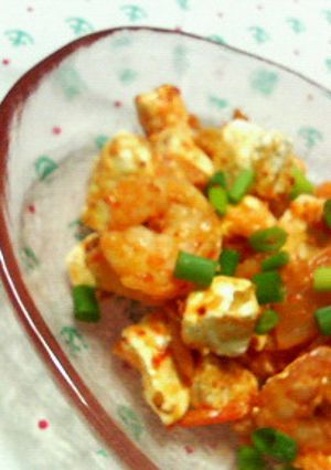味付けはめんつゆだけ☆キムチーズ海老♪♪-レシピのメイン写真