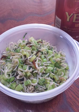 ☺蕪の葉とかちり干しの塩昆布炒め-レシピのメイン写真