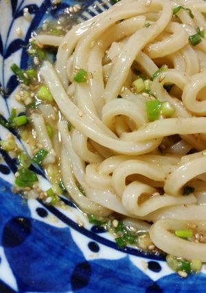 冷凍うどん＊ネギポン酢-レシピのメイン写真