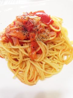 簡単!美味しい!トマトパスタ-レシピのメイン写真