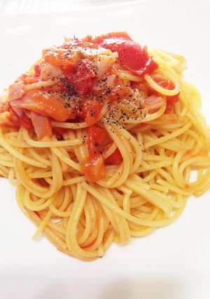 簡単!美味しい!トマトパスタ-レシピのメイン写真