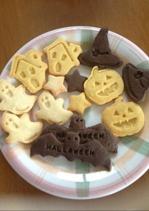 簡単！ハロウィン3色クッキー-レシピのメイン写真
