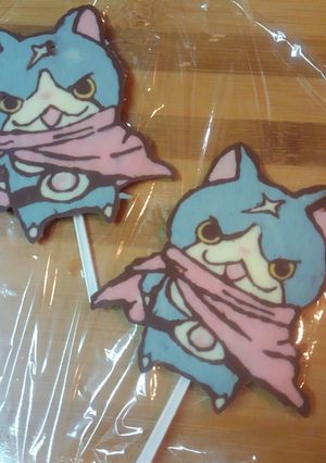 チョコプレート☆妖怪ウォッチ　フユニャン-レシピのメイン写真