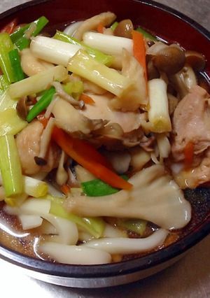 即、あったか舞茸たっぷりうどん-レシピのメイン写真
