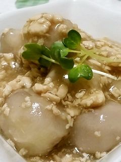 ◆とろ~り柔らか♪里芋の鶏そぼろあん◆-レシピのメイン写真
