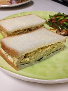 ちりめんじゃこと海苔とチーズのサンド-レシピのメイン写真