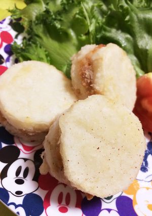 簡単ホクホク長芋とツナマヨのはさみ揚げ-レシピのメイン写真