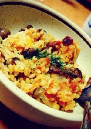 簡単☆炊飯器☆ミネストローネ☆リゾット☆-レシピのメイン写真